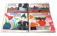 Crinkly Cloth - Gnomes & Fairies Magical Garden Rhymes Crinkly Newspaper Book