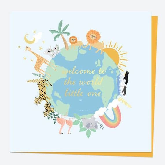 DAP - New Baby Welcome to the World Greeting Card