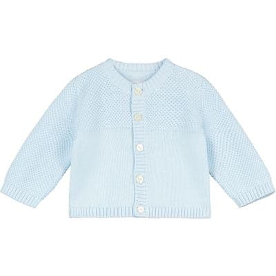 Emile et Rose - Cypress Pale Blue Baby Boys Knitted Cardigan