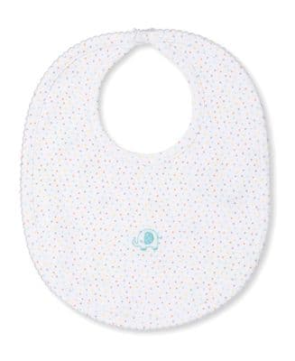 Kissy Kissy -  Elephant Entourage Reversible Bib