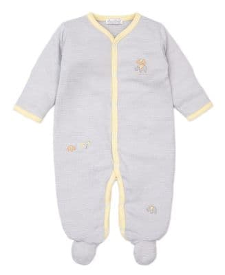 Kissy Kissy - Everyday Elephants Silver Babygrow