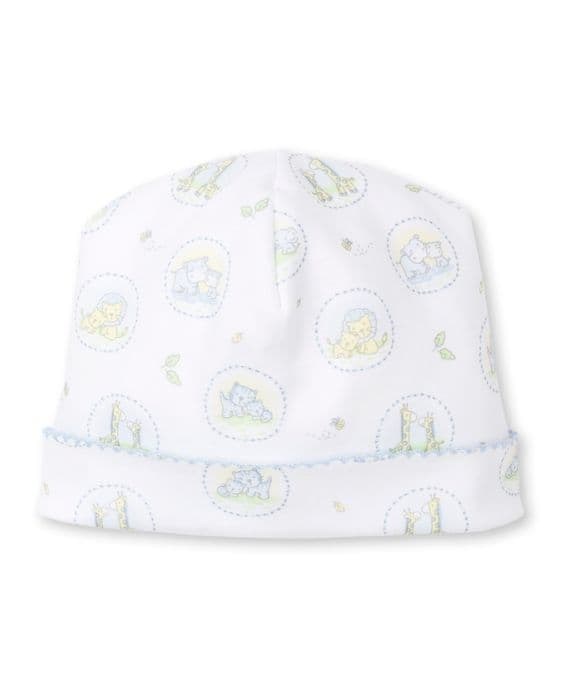Kissy Kissy -  Jungle Kins Blue Print Hat Small