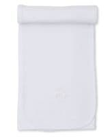 Kissy Kissy -  White Pique Cuddle Bunnies Blanket