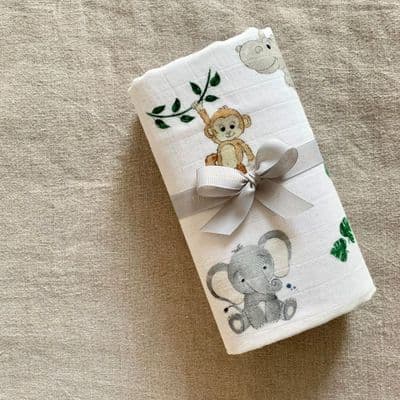 Moo - Safari Snuggles Bamboo 