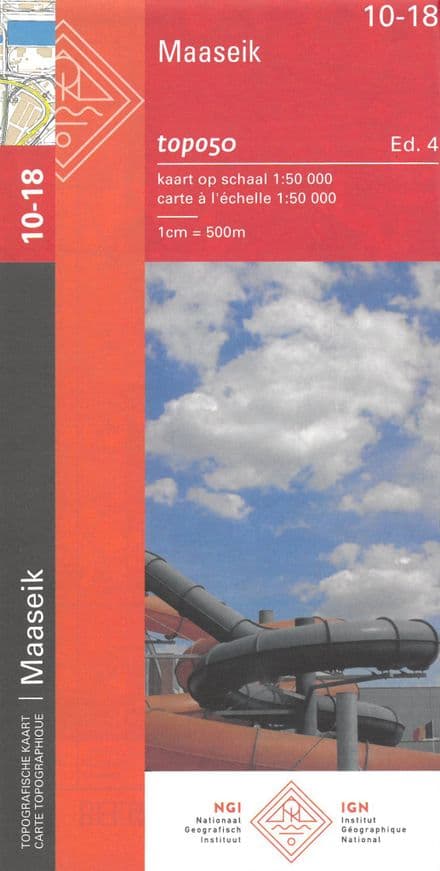 10 - 18 NGI Belgian 1:50,000 Topo Map - Maaseik