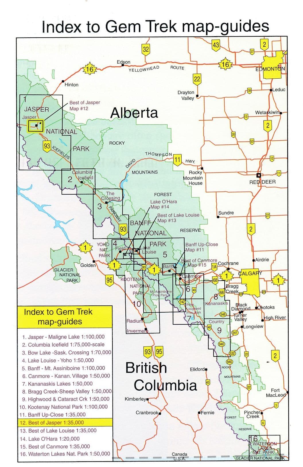 10 Kootenay National Park Includes Invermere and Radium Gem Trek R55