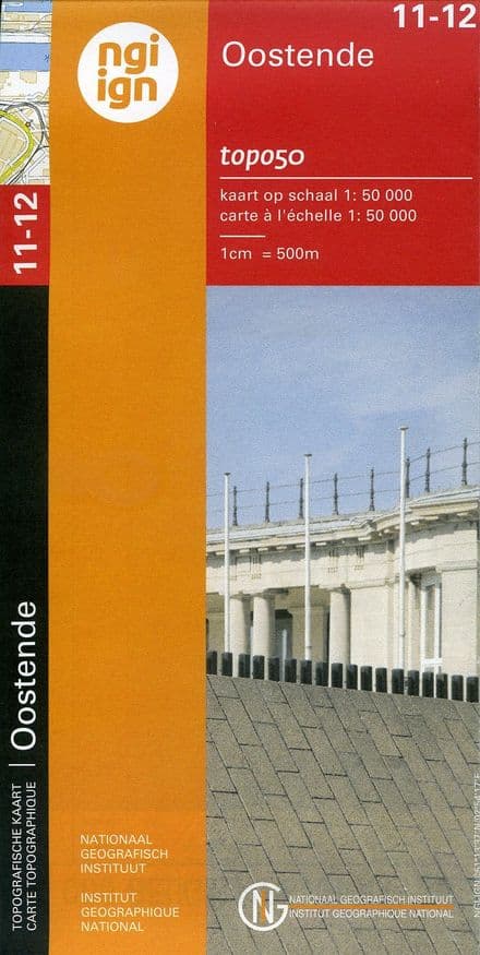 11 -12 Oostende (WW1 Battlefield) (NGI 50k)