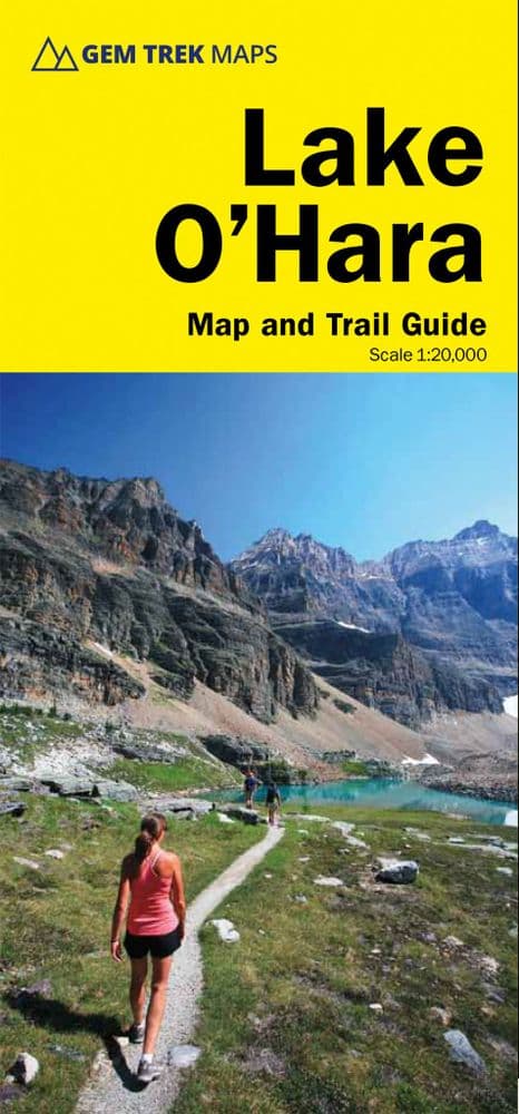 14 Lake O Hara Map and Guide Gem Trek R67