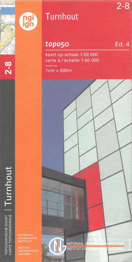 2 - 8 NGI Belgian 1:50,000 Topo Map - Turnhout