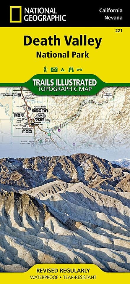 221 Death Valley - National Geographic Topographic Map