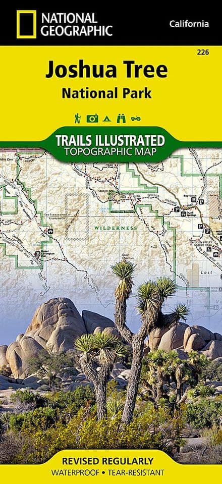 226 Joshua Tree National Park National Geographic Topographic Map