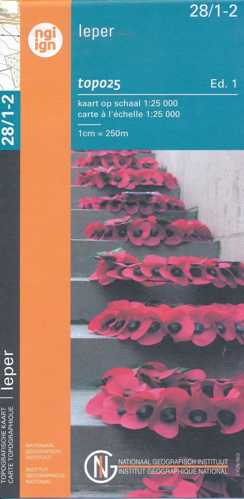 28 / 1-2 NGI Belgium. WWI Ypres Salient Battlefields: Ieper