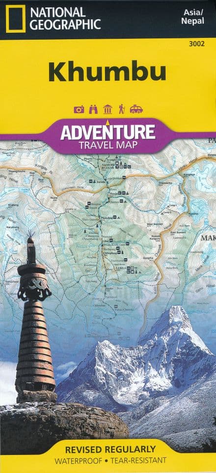 3002 - Khumbu - National Geographic Adventure Map
