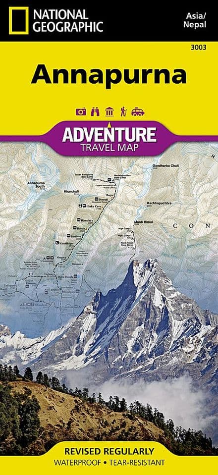 3003 Annapurna - National Geographic Adventure Map