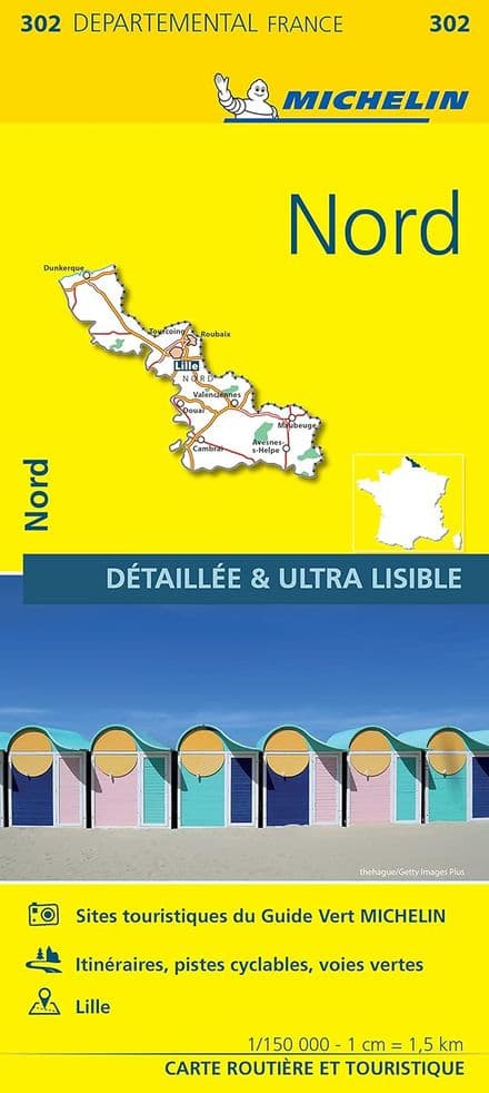302 Nord - Michelin Local Map