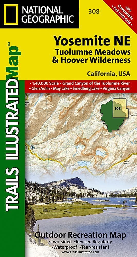 308 Yosemite NE Tuolumne Meadows and Hoover Wilderness National