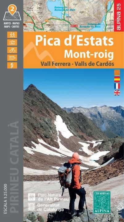 31 - Pica d'Estats - Mont-Roig 1:25 000 Alpina Editorial 180