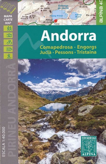 33 - Andorra Map at 1:40,000 - Alpina Editorial 010