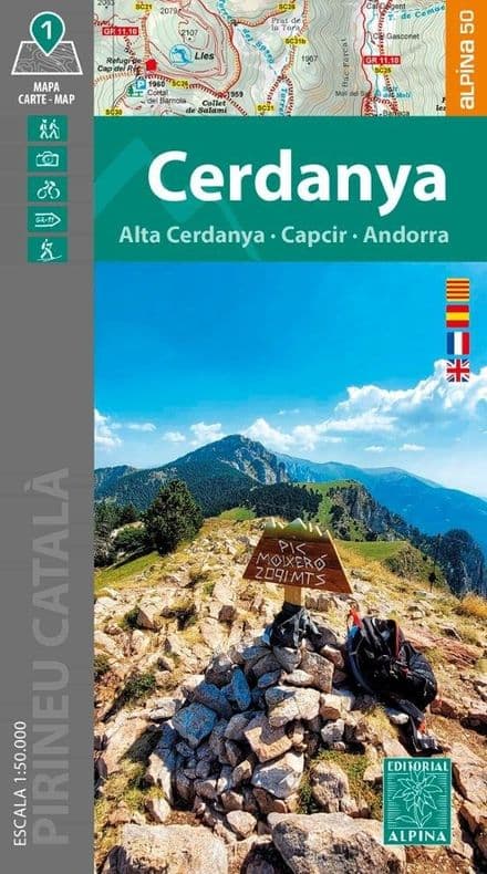38 - Cerdanya - Alta Cerdanya - Capcir - Andorra 1:50,000  Alpina Editorial 040