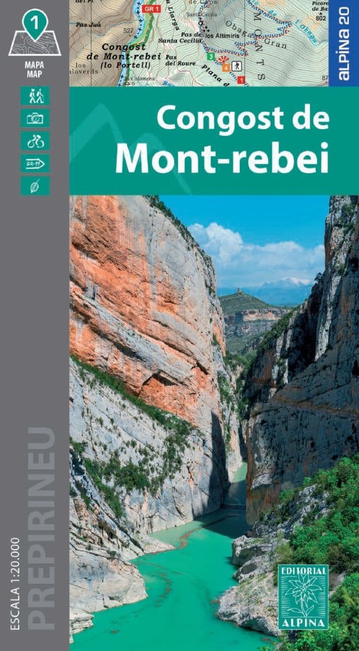 39 - Congost de Mont-Rebei 1:20,000 Alpina Editorial - 116