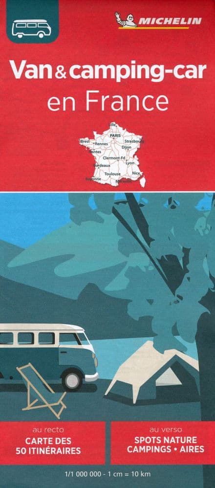 50 Camper Van Trips in France - Michelin 768