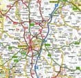 50 Miles Around Birmingham A-Z