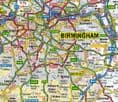 50 Miles Around Birmingham A-Z