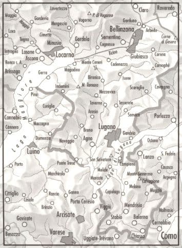 5007 Locarno Lugano - Swiss Survey 1 50 000
