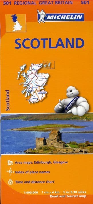 501 Michelin Map Scotland