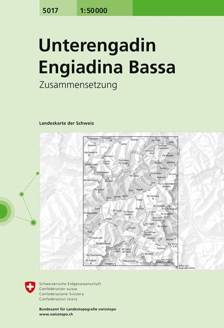 5017 Unterengadin - Swiss Survey 1:50,000