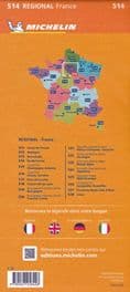 514 Paris & Surrounding Area - Michelin Regional Map 2024 * SALE*