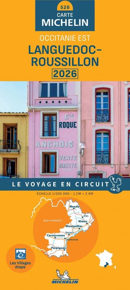 526 Languedoc Roussillion - Michelin Regional Map 2026