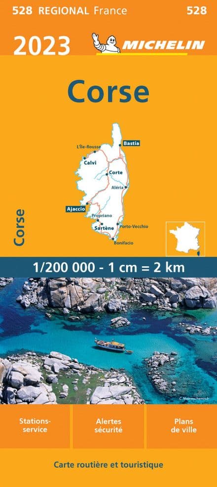 528 Corsica - Michelin Regional Map 2023 - SALE (8)