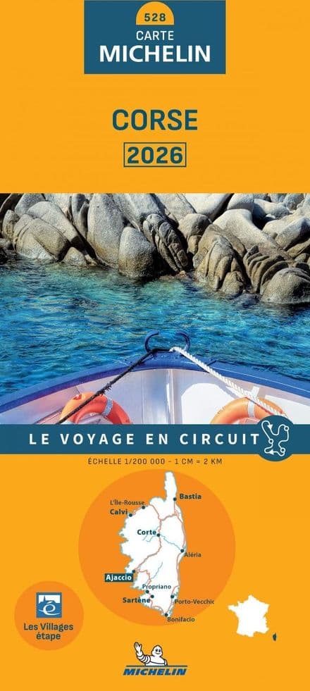 528 Corsica - Michelin Regional Map 2026