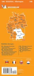Michelin Map Germany South East 1:375,000