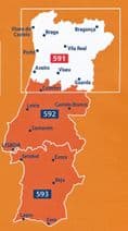 591 Portugal North  Michelin Road Map