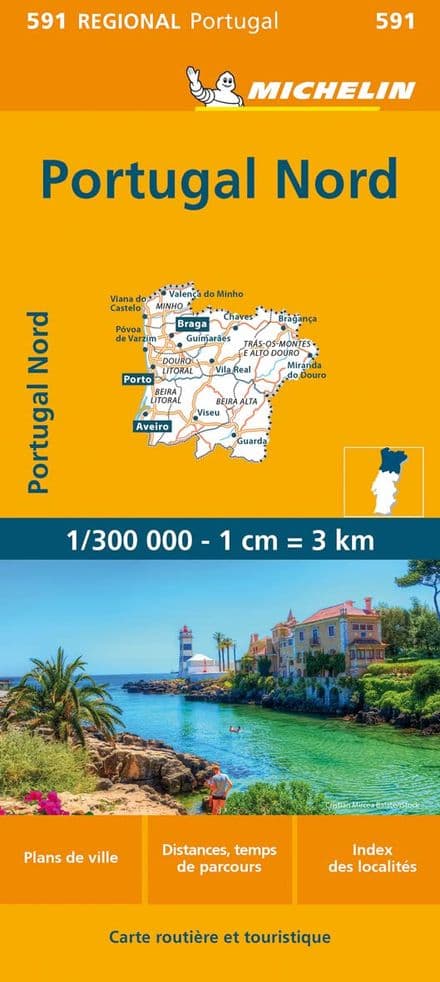 591 Portugal North Michelin Road Map