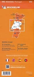 592 Portugal Central Michelin Regional Map