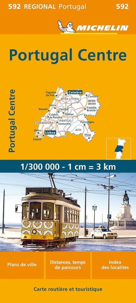 592 Portugal Central Michelin Regional Map