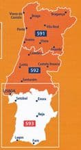 593 Portugal South, Algarve Michelin Regional Map