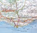 593 Portugal South, Algarve Michelin Regional Map