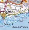 593 Portugal South, Algarve Michelin Regional Map
