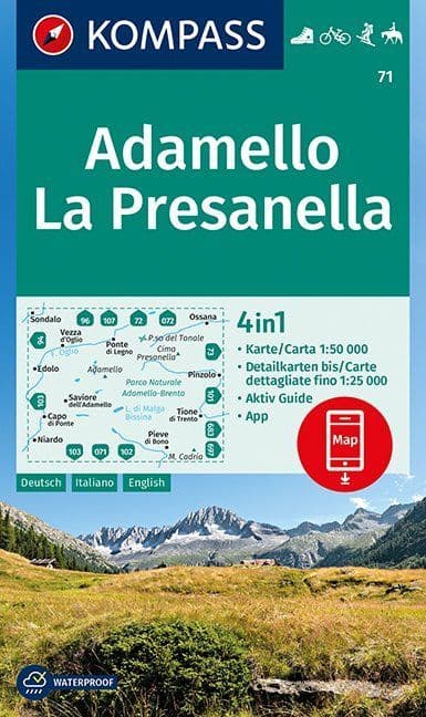 71 Adamello / La Presanella 1:50,000