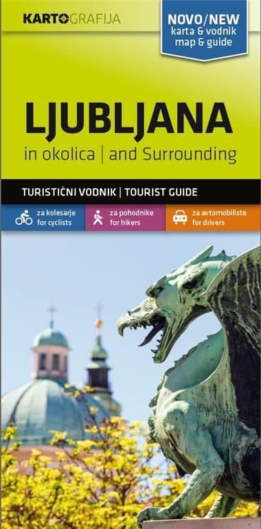 8 - Ljubljana & Surroundings - Tourist Map - KartoGrafija