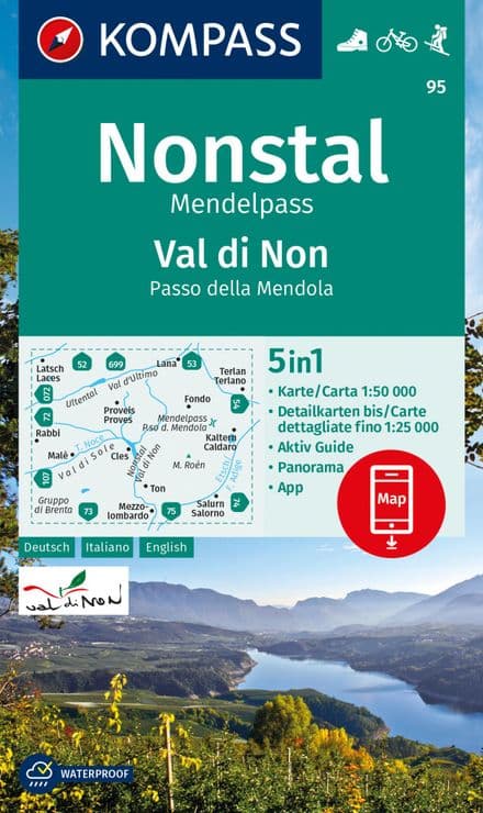 95 - Nonstal / Val di Non / Mendelpass - Kompass