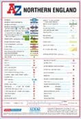 A-Z Northern England Road Map