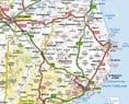 A-Z South East and Central England Road Map