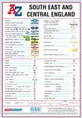A-Z South East and Central England Road Map
