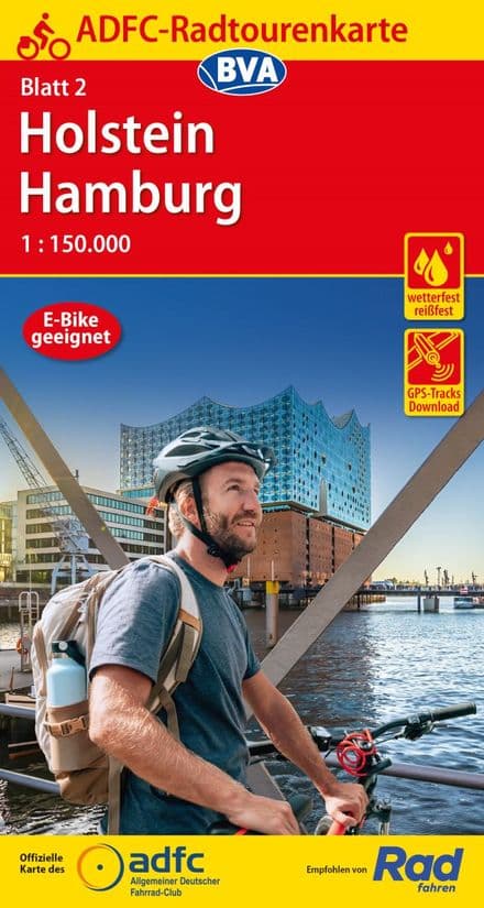 ADFC - Germany - 02 - Holstein & Hamburg Cycling Map