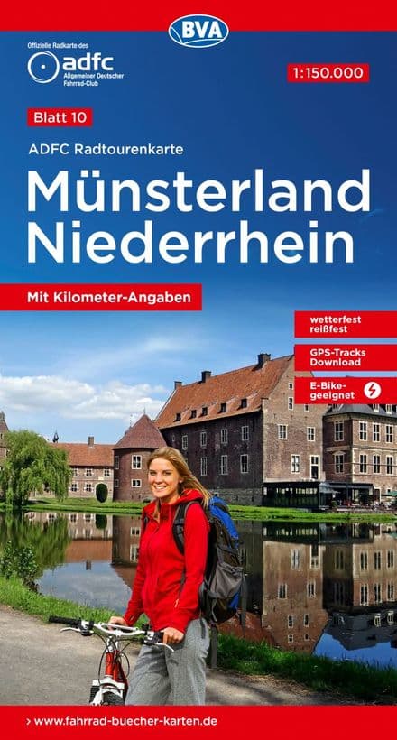 ADFC - Germany - 10 - Münsterland / Niederrhein Cycling Map